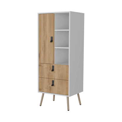 Multicolor Pine Dresser - 51.97" Tall Bedroom Storage