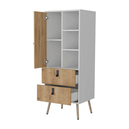 Multicolor Pine Dresser - 51.97" Tall Bedroom Storage