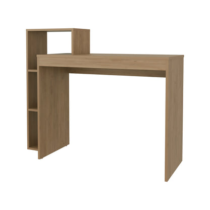 Light Oak Computer Desk with Storage - Office Table