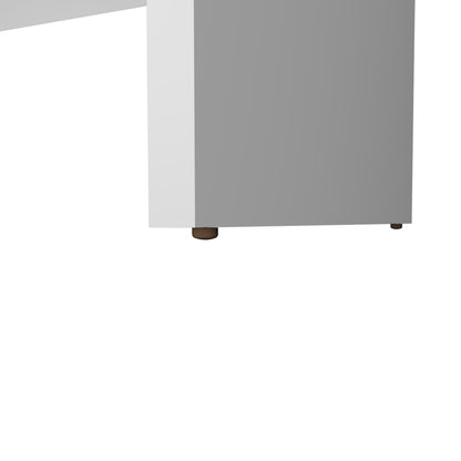White Computer Desk - 29.5" Rectangular Office Table