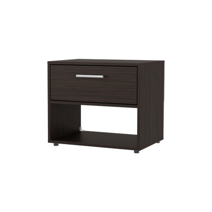 FM FURNITURE Round Rock Nightstand - Brown Particle Board