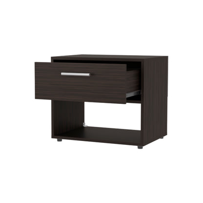 FM FURNITURE Round Rock Nightstand - Brown Particle Board