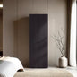 FM FURNITURE Basin  2-Door Tall Wardrobe Cabinet 66.9"H,  Bedroom, Wenge