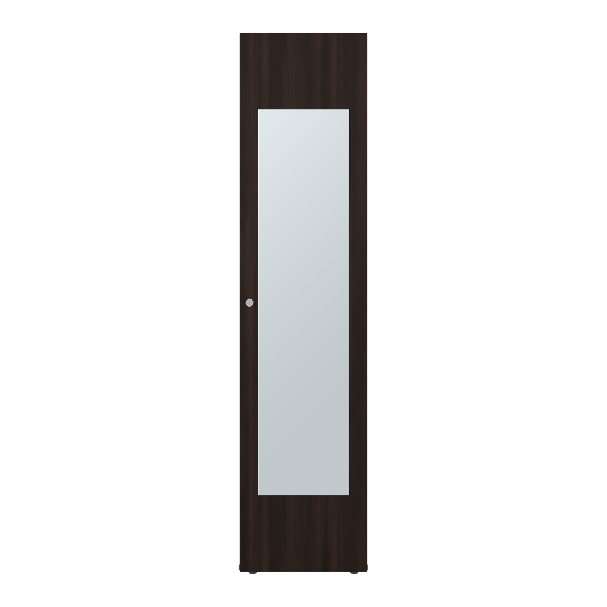 66.9" Walnut Dresser with Full-Length Mirror - Bedroom Storage