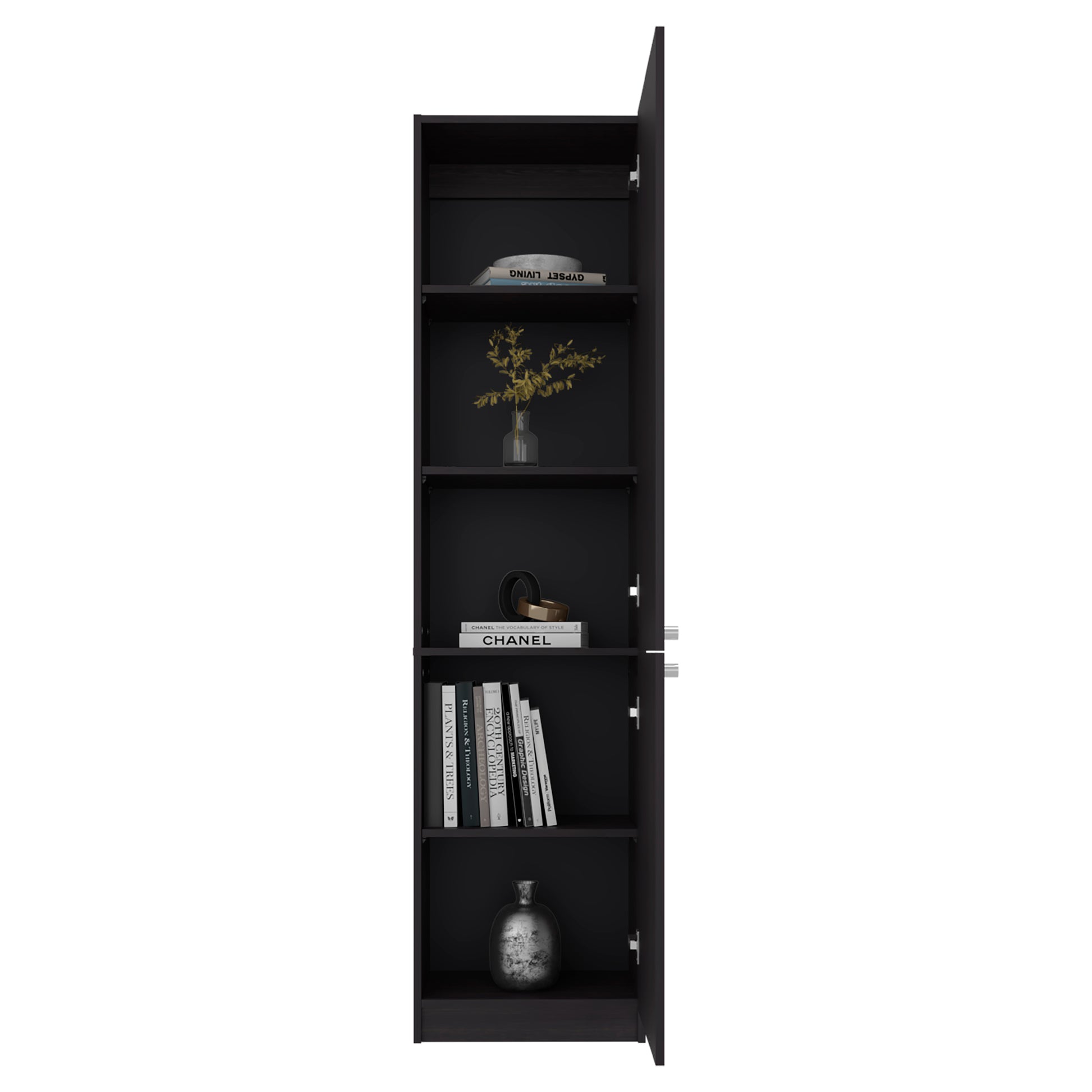Wenge Storage Cabinet - 71.1" Dresser with Melamine Filler for Bedroom