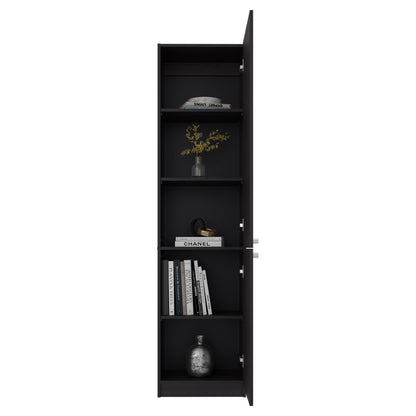 Wenge Storage Cabinet - 71.1" Dresser with Melamine Filler for Bedroom
