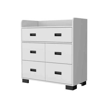 White 33.46" Wide Dresser - Double Drawer