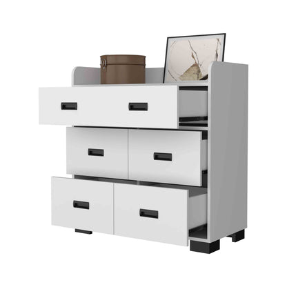 White 33.46" Wide Dresser - Double Drawer