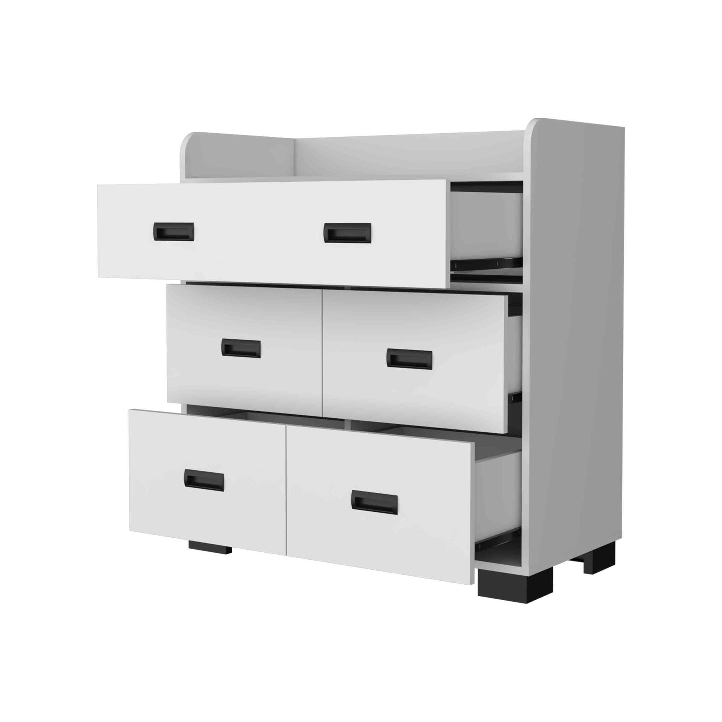 White 33.46" Wide Dresser - Double Drawer