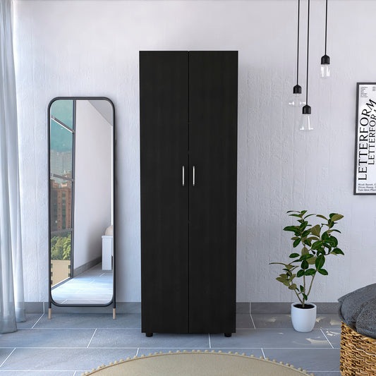 Glasgow Armoire, One Cabinet, Two Shelves