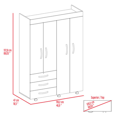 Modern Black Particle Board Dresser with 3 Drawers for Bedroom Storage