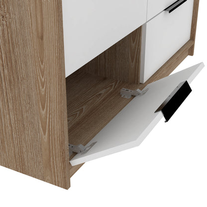 Marion Slide & Pull Dresser - 4 Drawers, Multicolor Particle Board