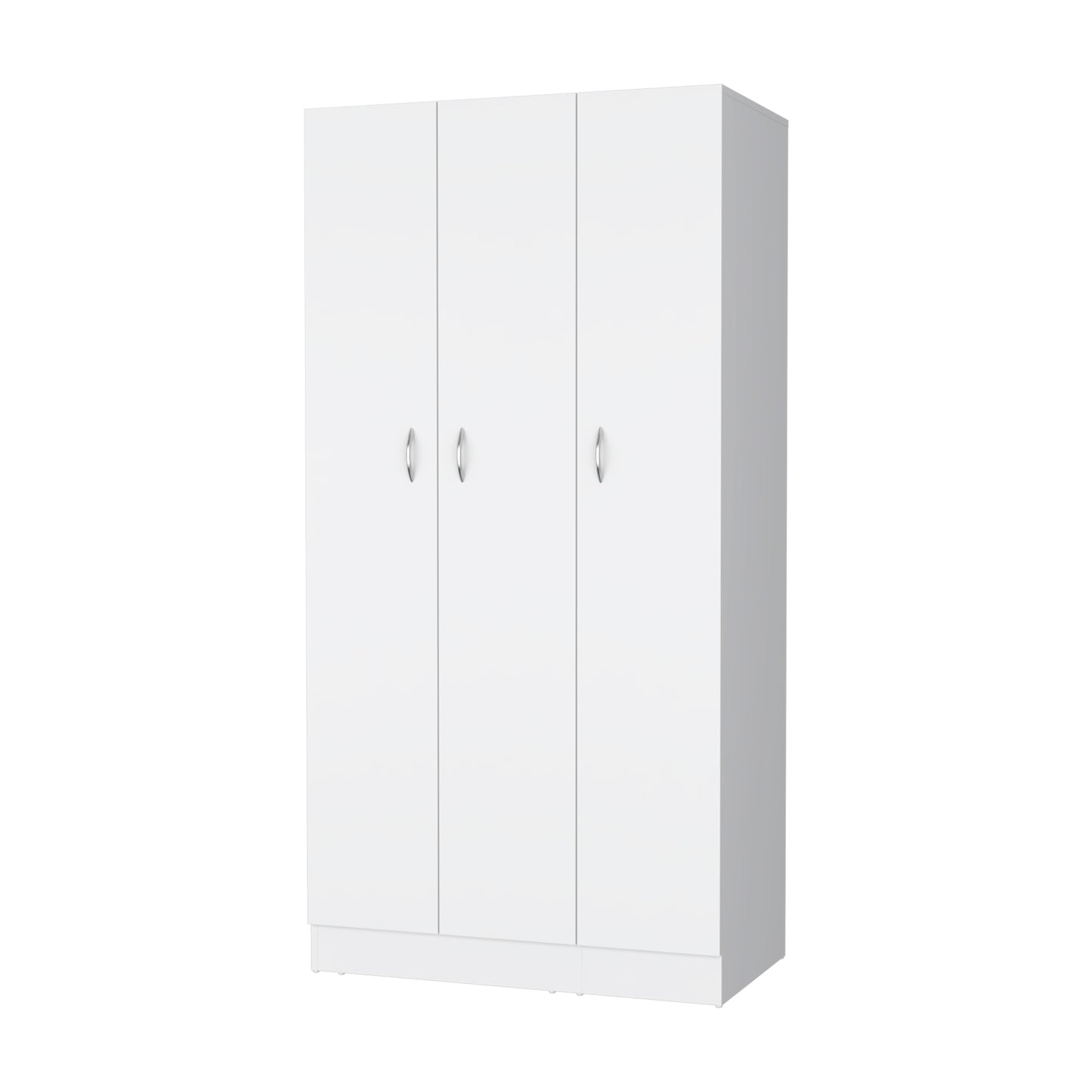 White Bedroom Dresser with 2 Drawers & Shelves