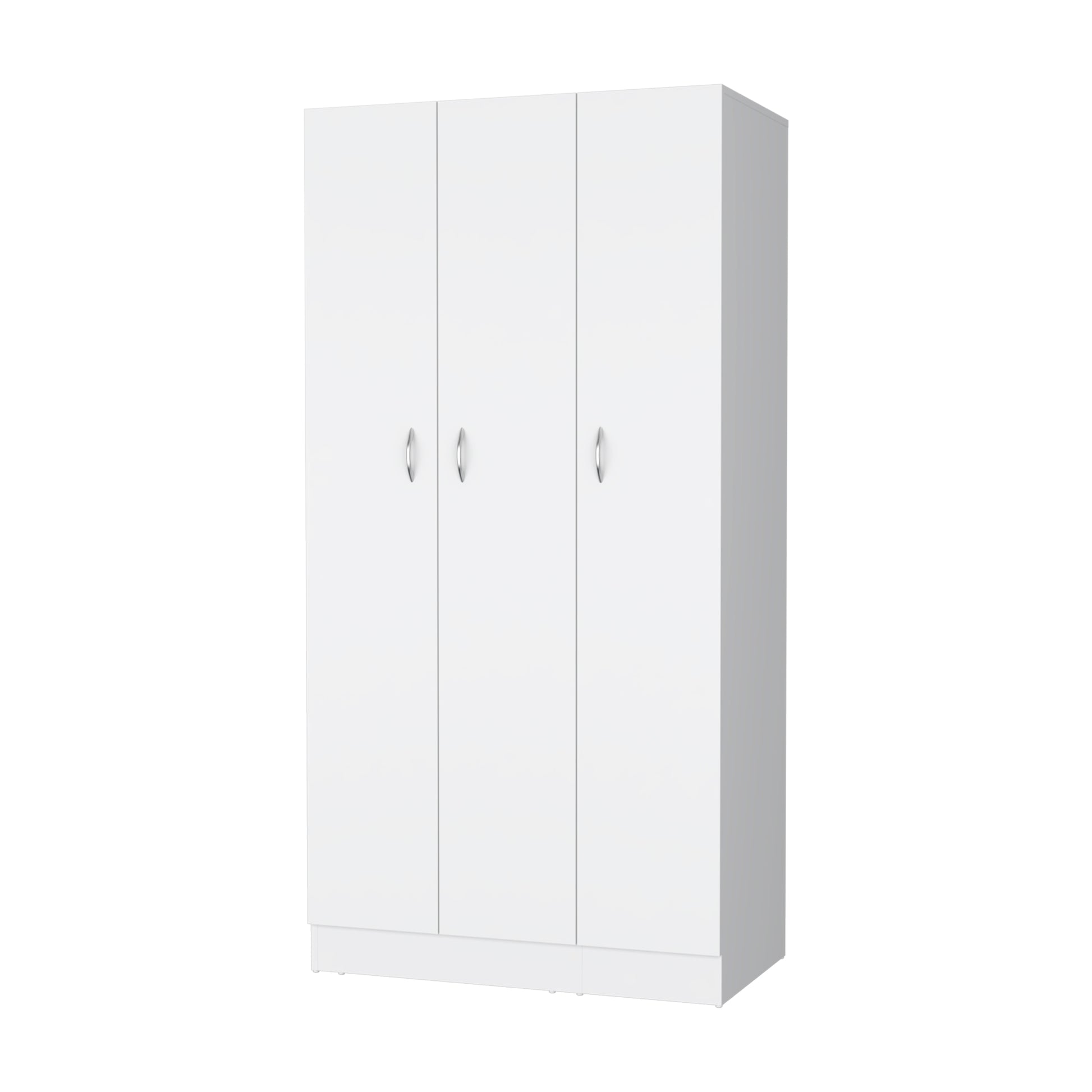 White Bedroom Dresser with 2 Drawers & Shelves