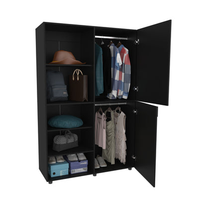 Wenge 2-Door Bedroom Dresser - 72" Wide