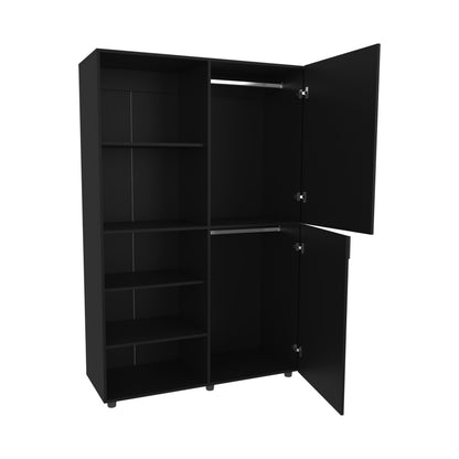 Wenge 2-Door Bedroom Dresser - 72" Wide
