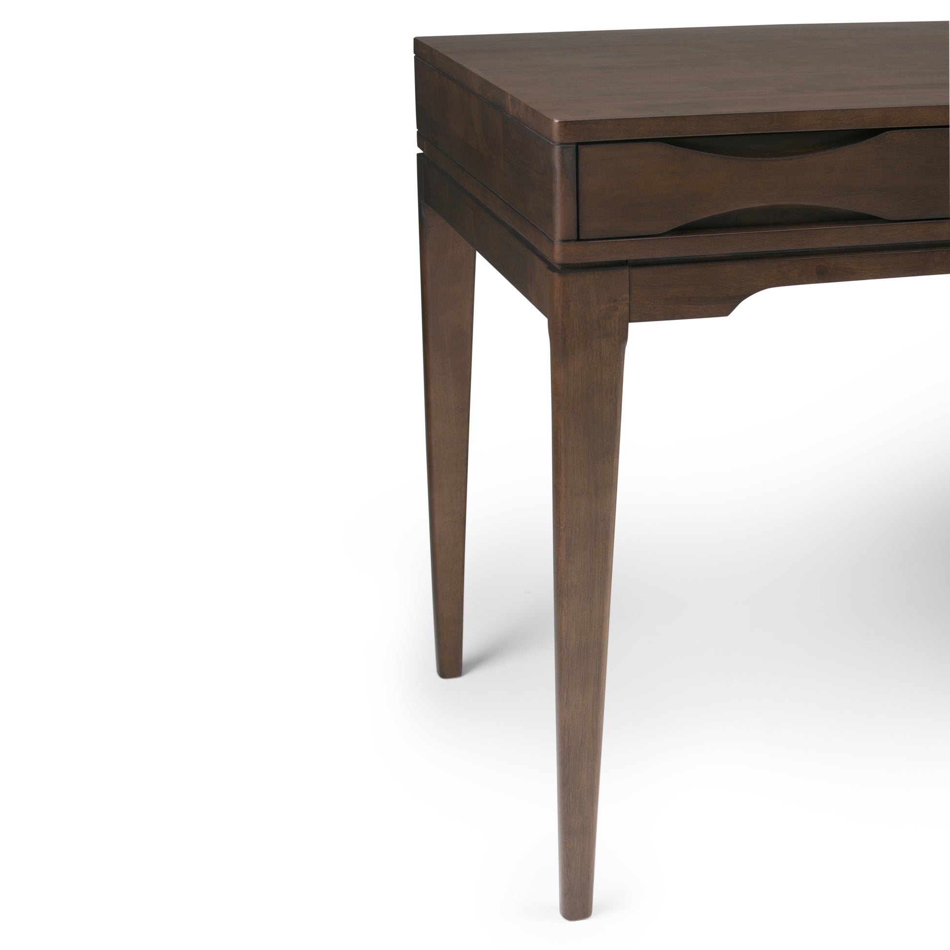 Dark Brown Wood Desk - 60" Workspace Table