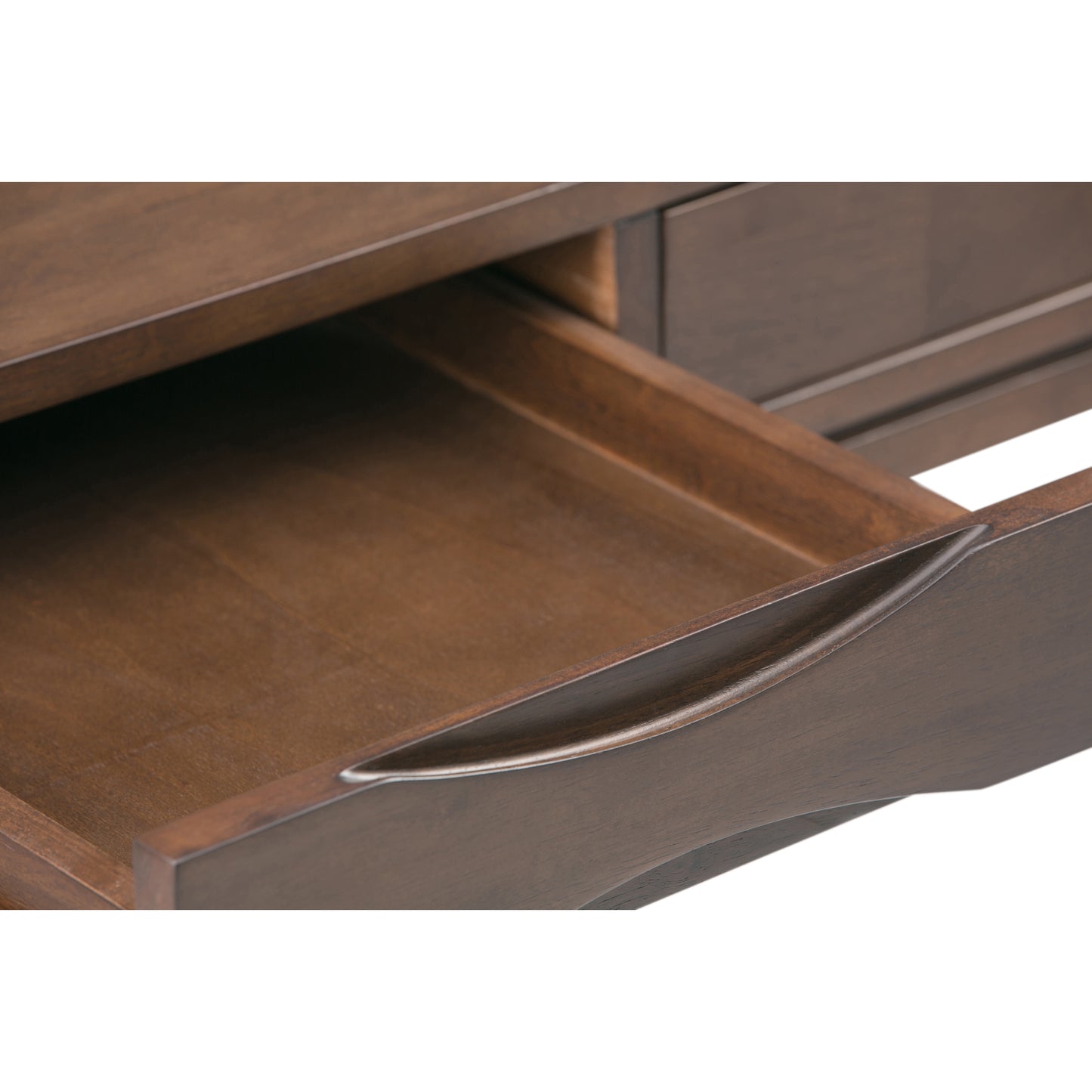 Dark Brown Wood Desk - 60" Workspace Table