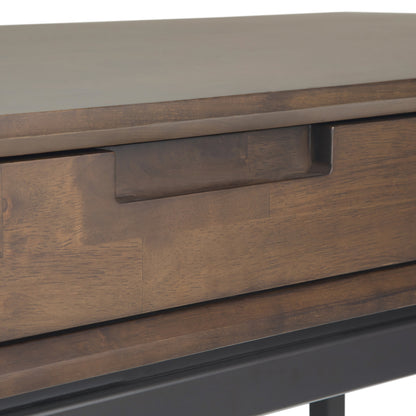 Dark Brown Wood Desk - 60" Workspace Table