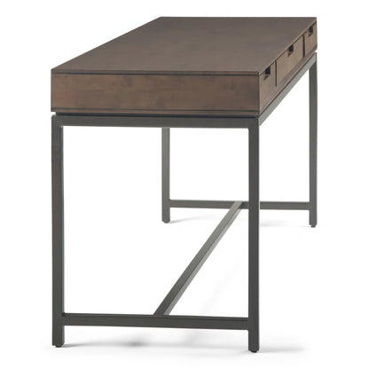 Dark Brown Wood Desk - 60" Workspace Table