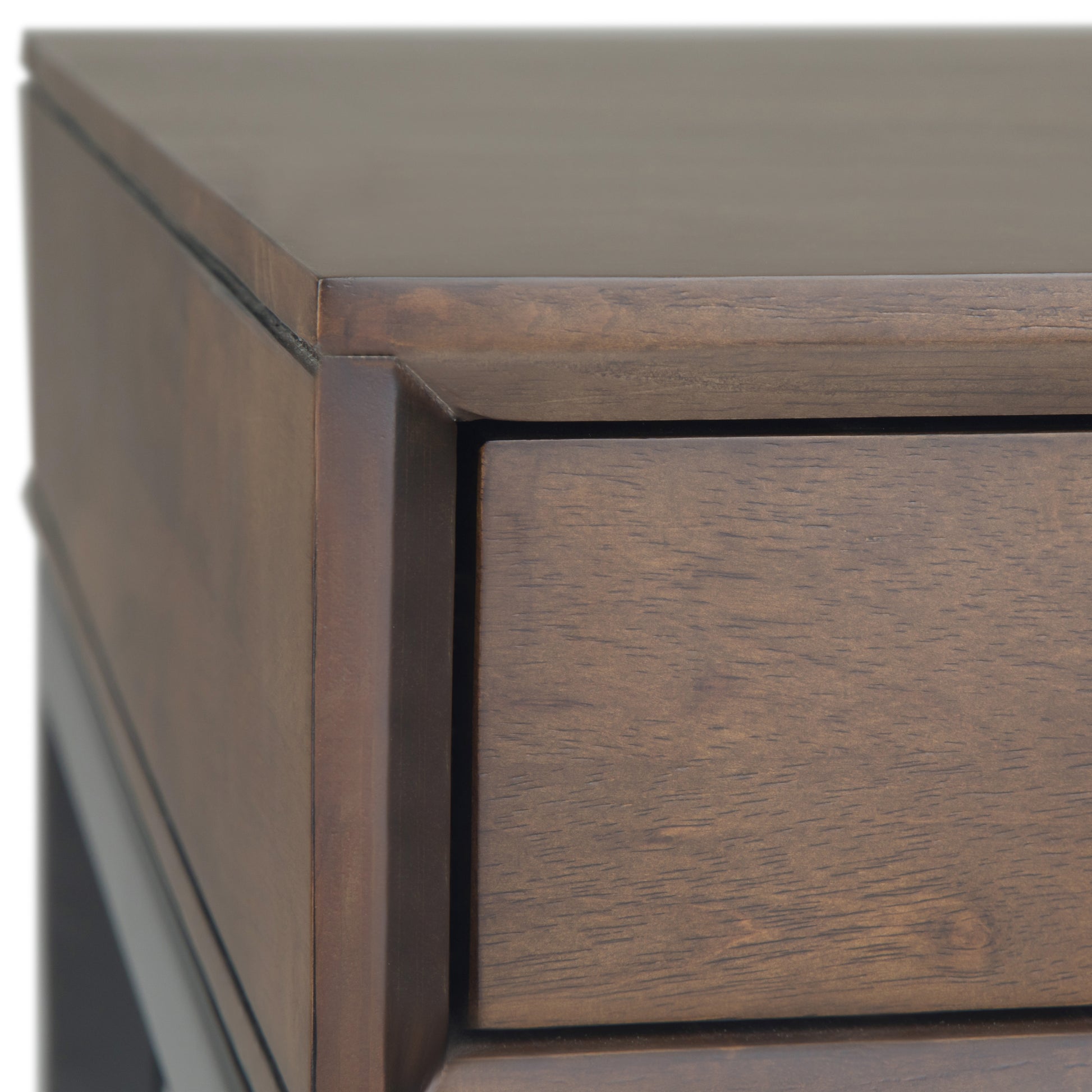 Banting Mid Century Wide Desk - Walnut Brown