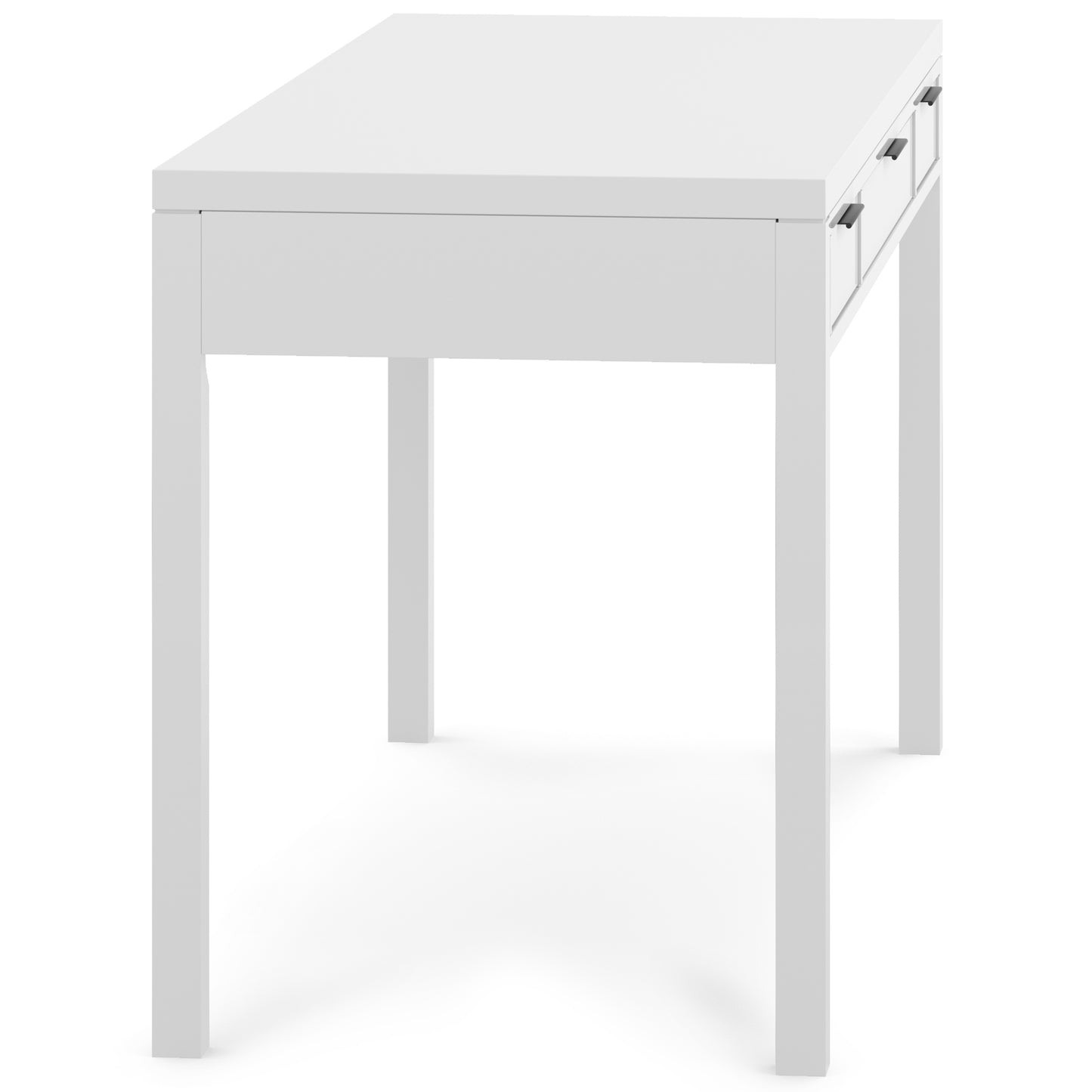 White Wood Desk - 60" Wide Home Office Desk