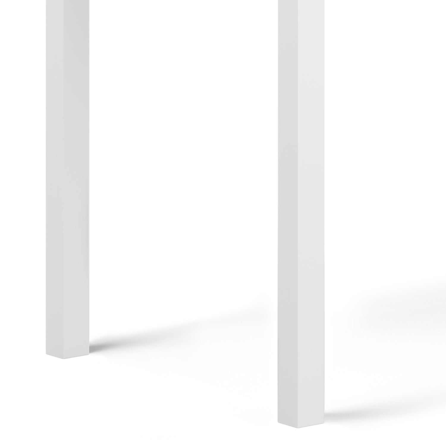 White Wood Desk - 60" Wide Home Office Desk