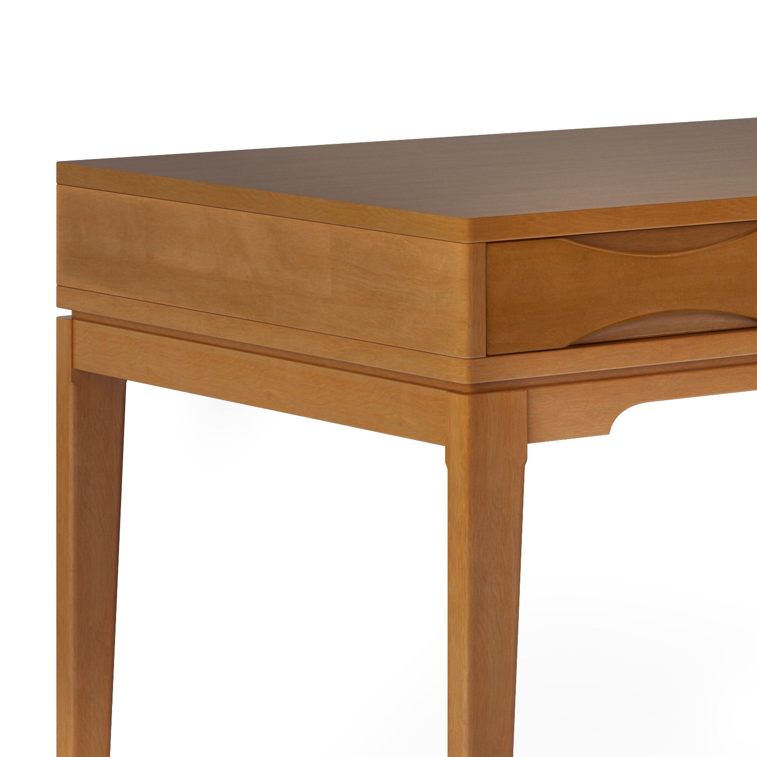 Light Golden Brown Desk - Home Office Storage