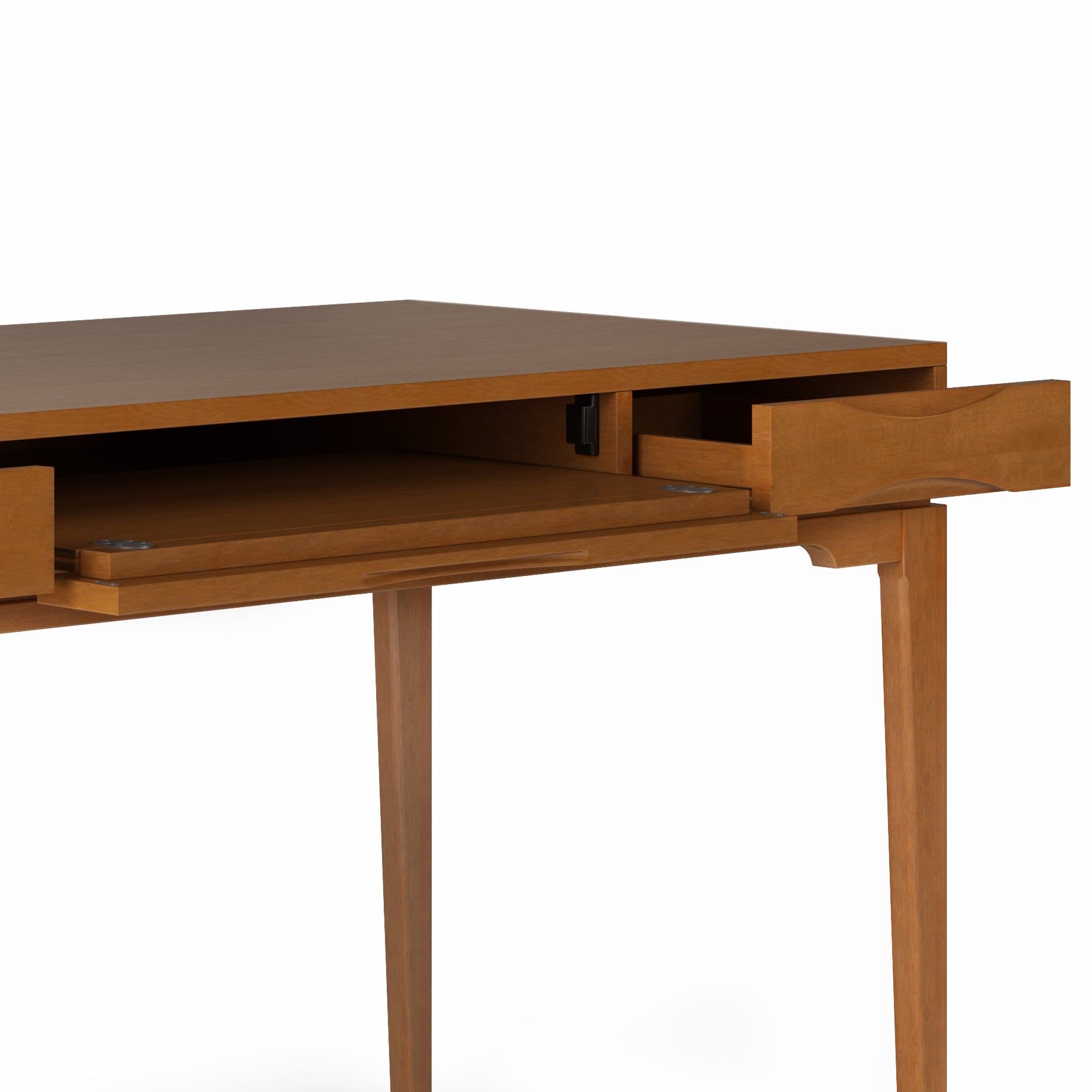 Light Golden Brown Desk - Home Office Storage