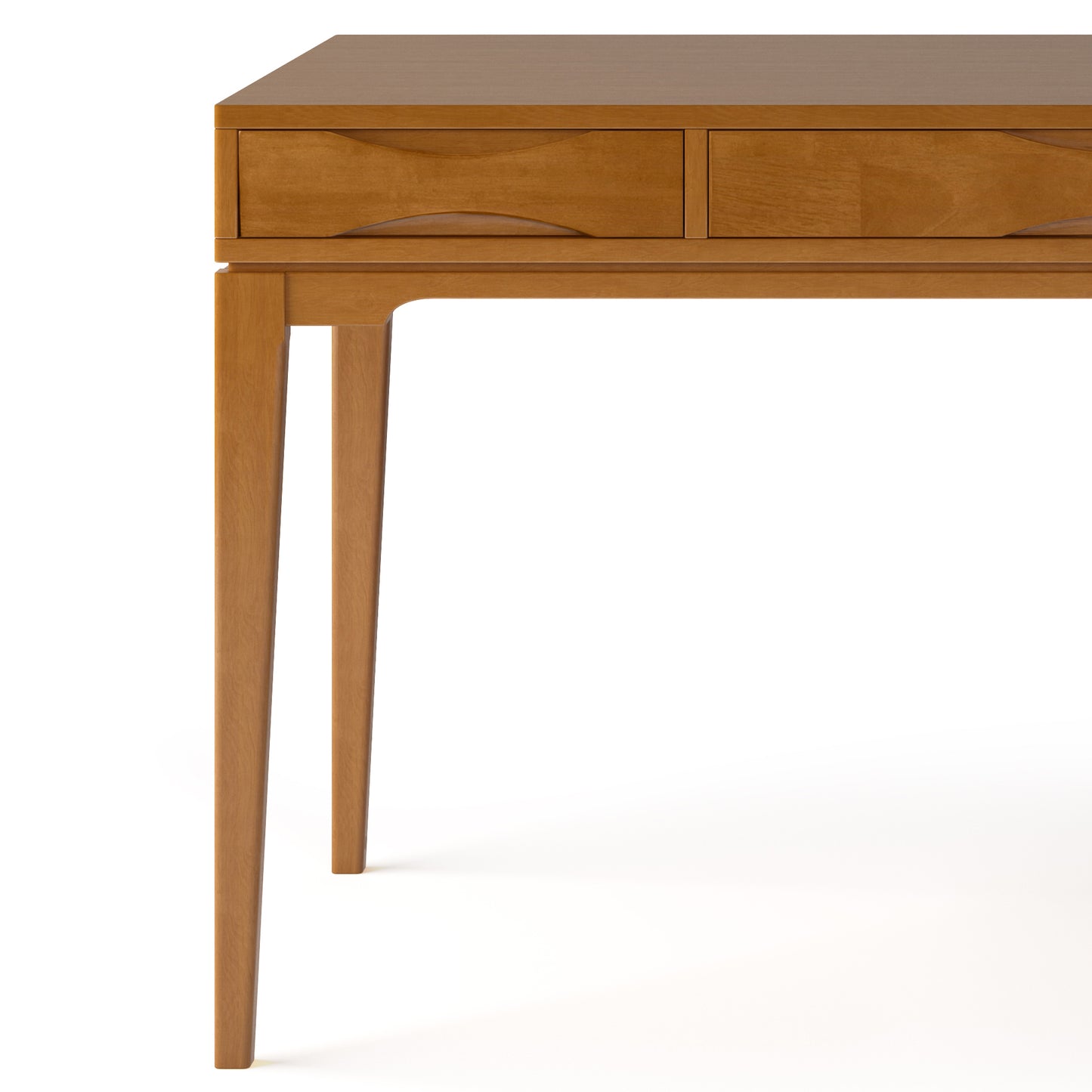 Light Golden Brown Desk - Home Office Storage