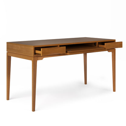 Light Golden Brown Desk - Home Office Storage