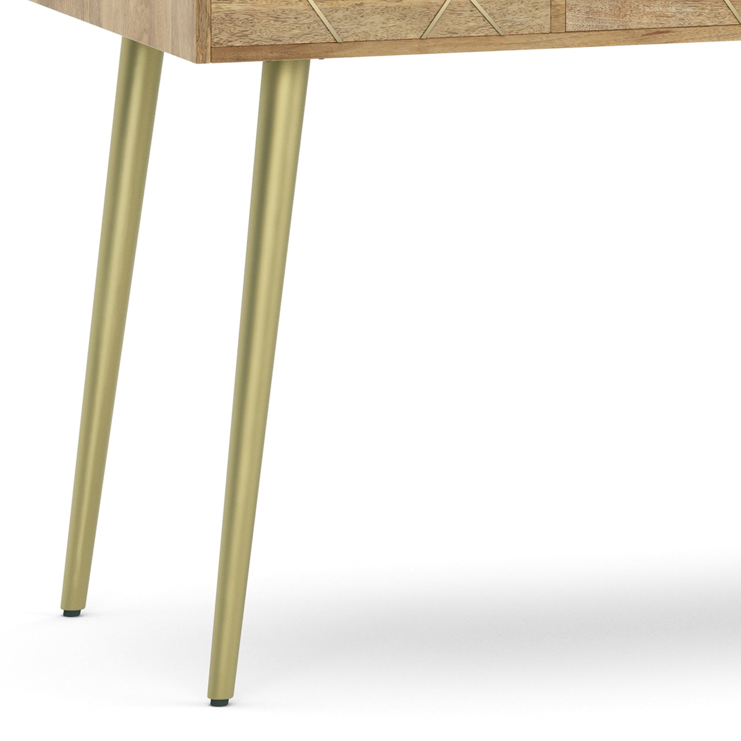 Light Brown Wood Desk - Home Office Storage