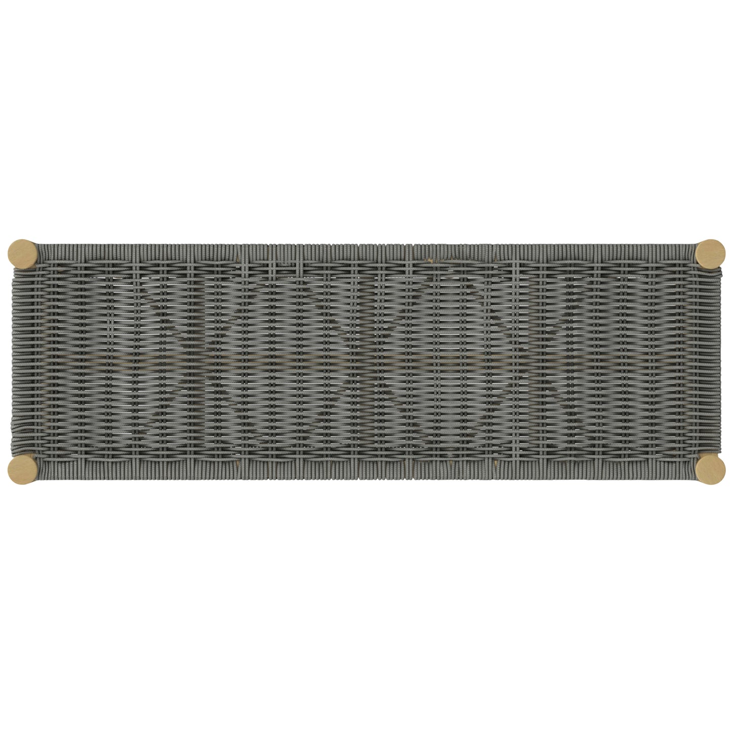Gray Acacia Wood Bench - 46" Outdoor Indoor Seat