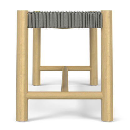Gray Acacia Wood Bench - 46" Outdoor Indoor Seat