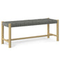 Dahlia - Outdoor Indoor Bench - Grey