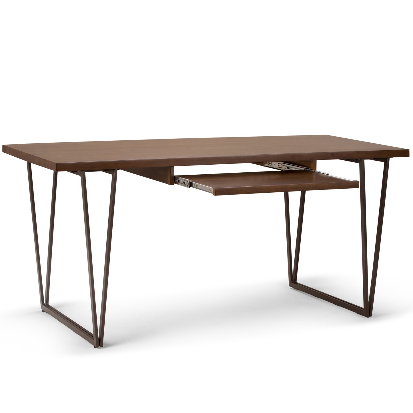 Ryder Desk - Dark Brown Wood Office Desk