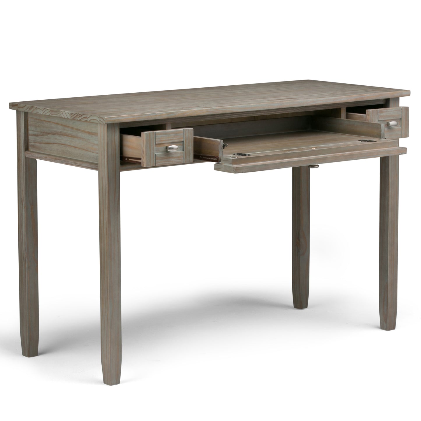Light Brown Wood Desk - 20" x 48" Workspace for Home Office