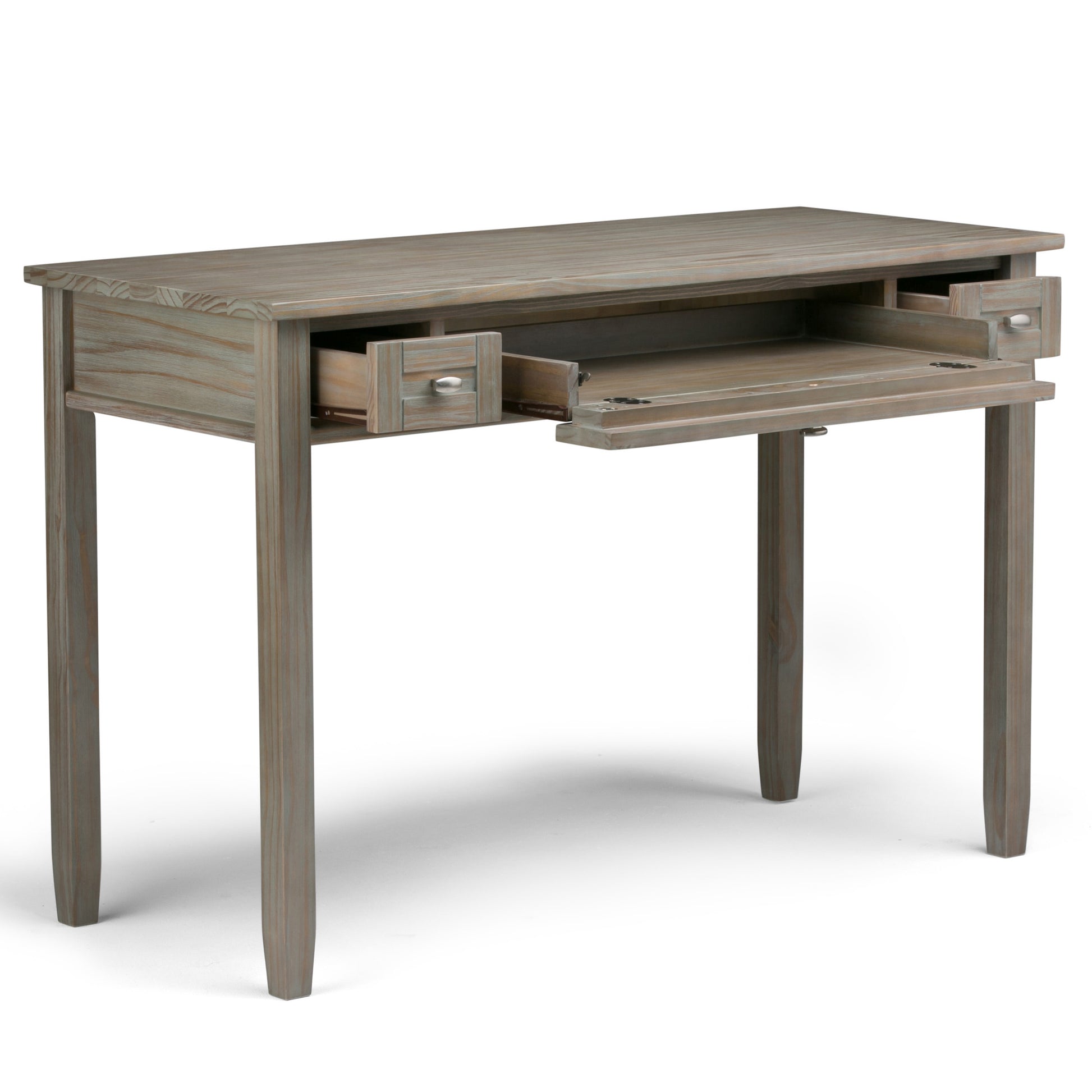 Light Brown Wood Desk - 20" x 48" Workspace for Home Office