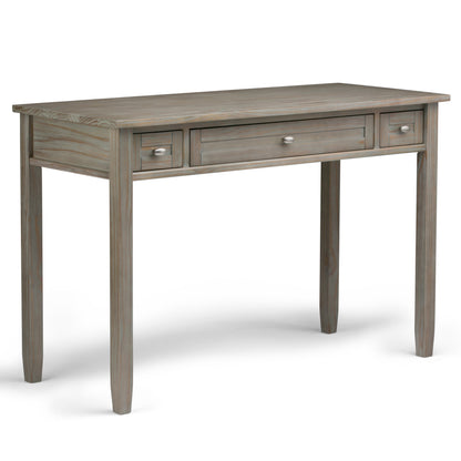 Warm Shaker - Desk - Distressed Grey
