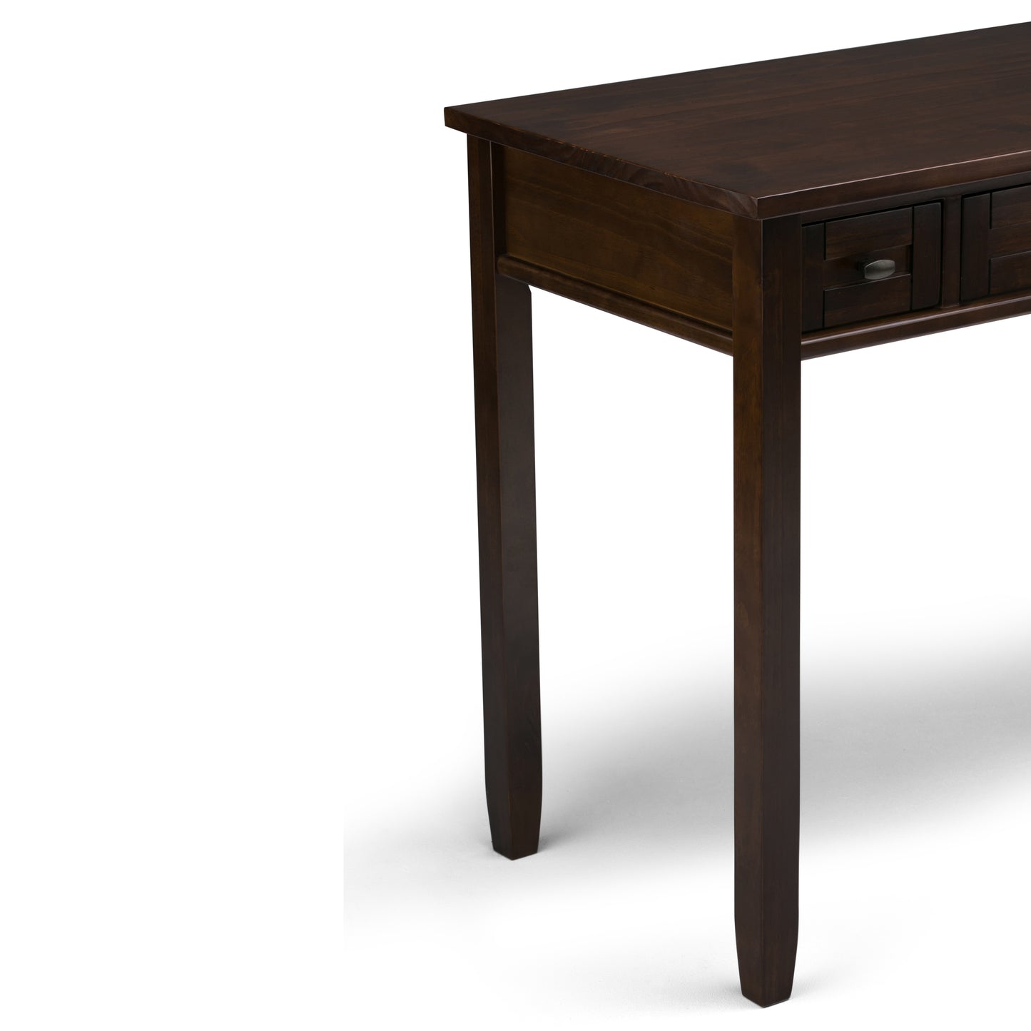 Dark Brown Wood Desk - 20" x 48" Workspace for Home Office
