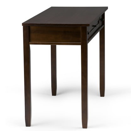 Dark Brown Wood Desk - 20" x 48" Workspace for Home Office
