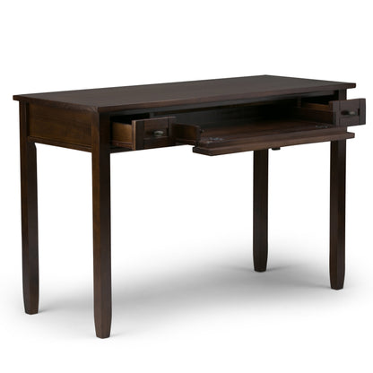 Dark Brown Wood Desk - 20" x 48" Workspace for Home Office
