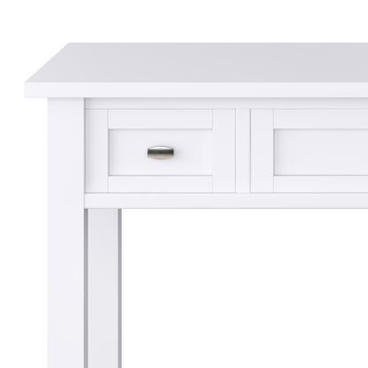 White Shaker Desk - 20" x 48" Workspace for Home Office