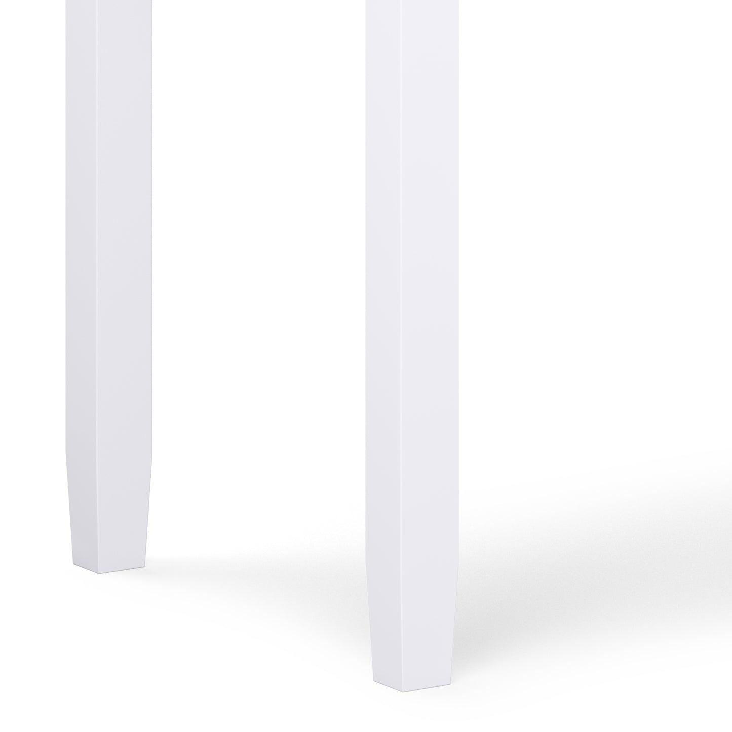 White Shaker Desk - 20" x 48" Workspace for Home Office