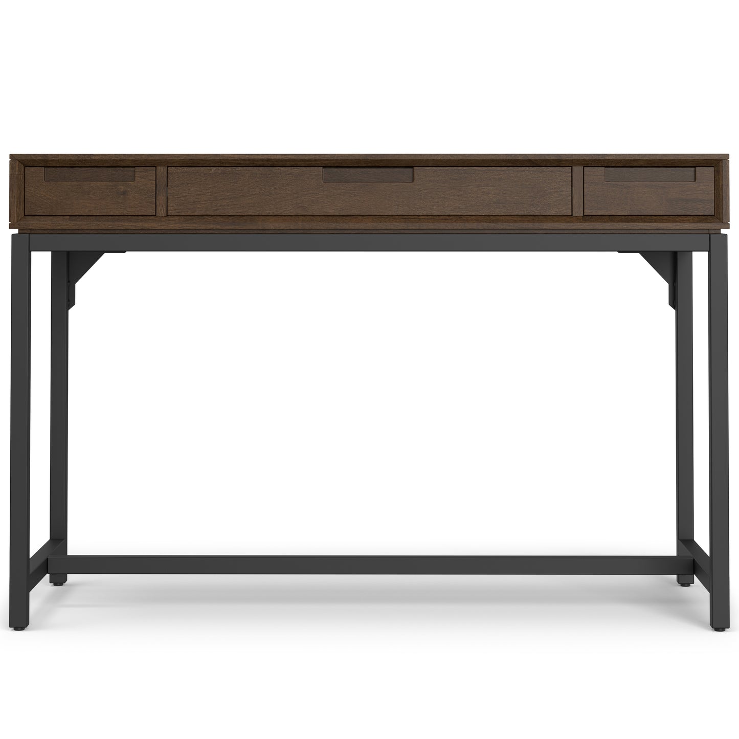 Banting Mid Century Small Desk - Walnut Brown Home Office Storage