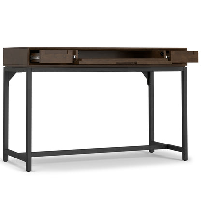 Banting Mid Century Small Desk - Walnut Brown Home Office Storage
