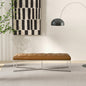 Harper Tan Leather Bench