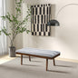 Troni Light Grey Boucle Bench