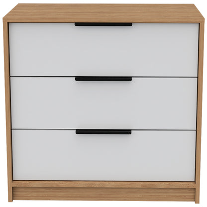 Kaia 3 Drawer Dresser - Multicolor, Modern Style for Bedroom