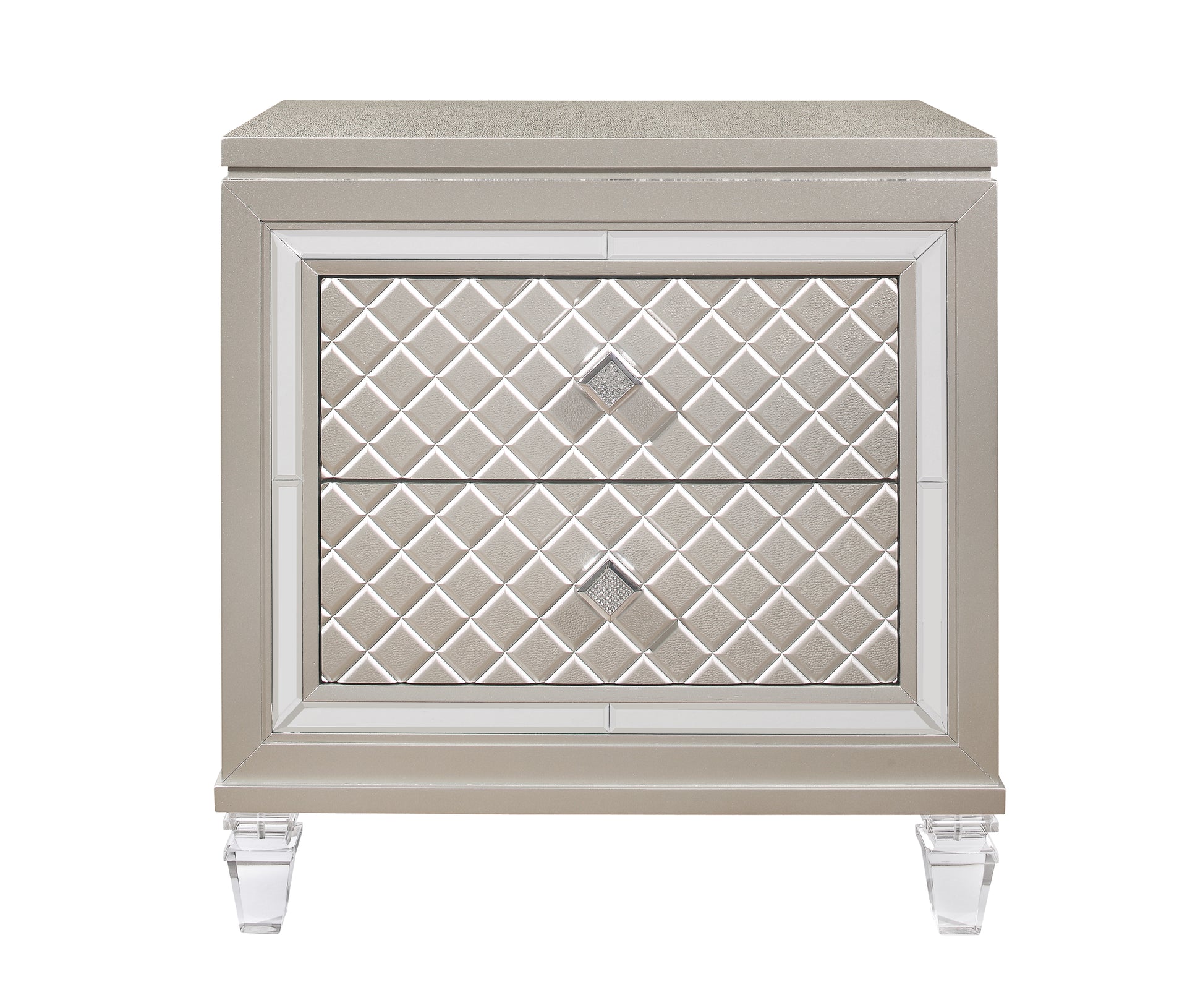 CROSS GLAM CHAMPAGNE NIGHTSTAND